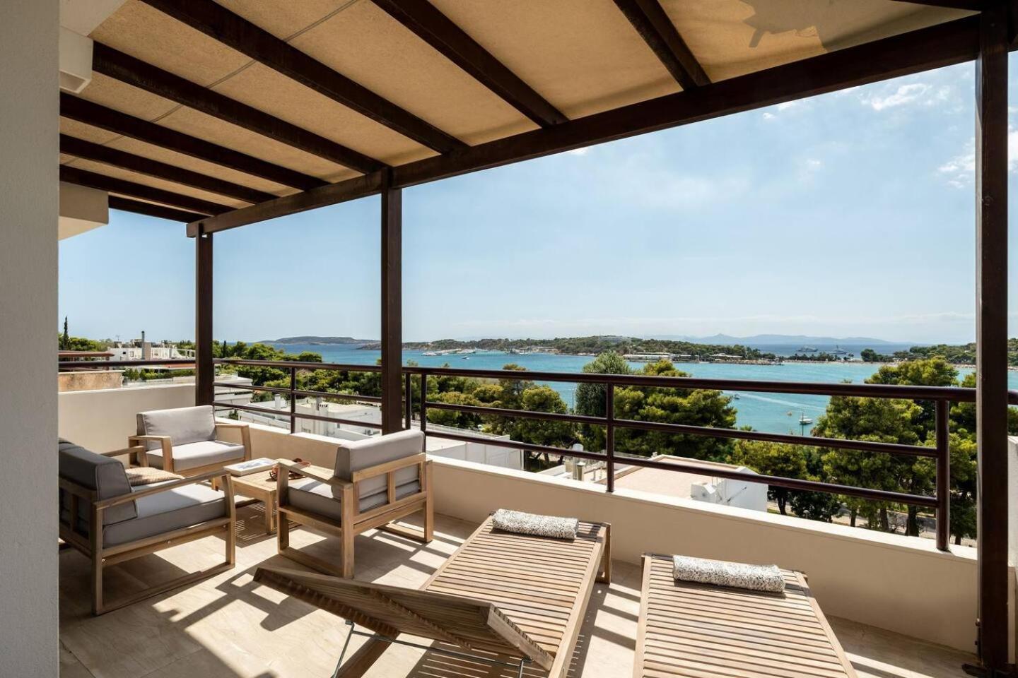 Athens Riviera Bay View Suite By The Olon Exteriör bild